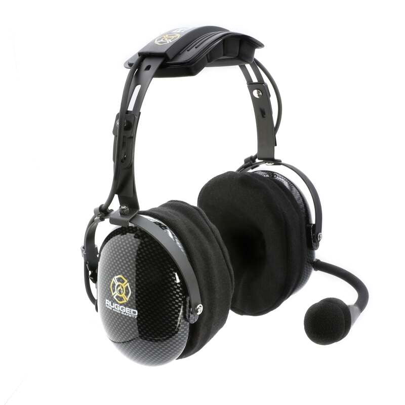 Rugged Radios FHS Over-The-Head Fire Safety Industrial Headset No Buttons / No Cable