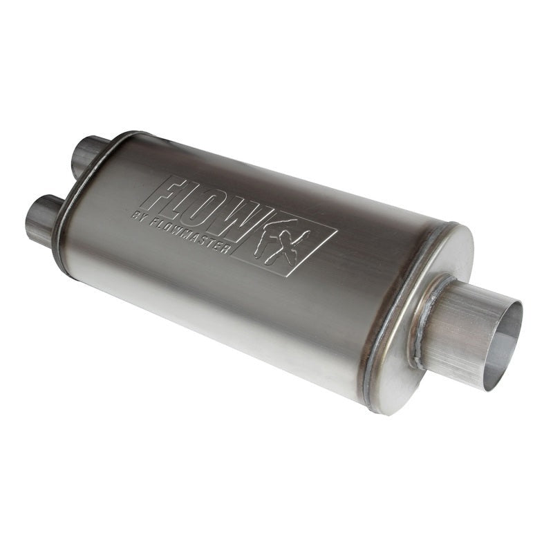Flowmaster FlowFX 3.5-Inch Center Inlet / Dual 2.5-Inch Outlets Muffler - 72587