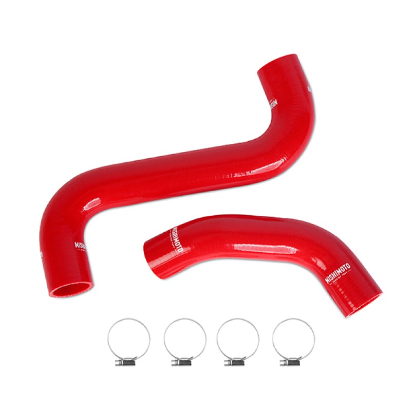 Mishimoto Red Silicone Radiator Hose Kit - 2002-2007 Subaru WRX / 2004-2007 STI