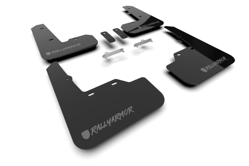 Rally Armor Black UR Mud Flap Altered Font Dark Grey Logo - 2022-2026 Subaru WRX