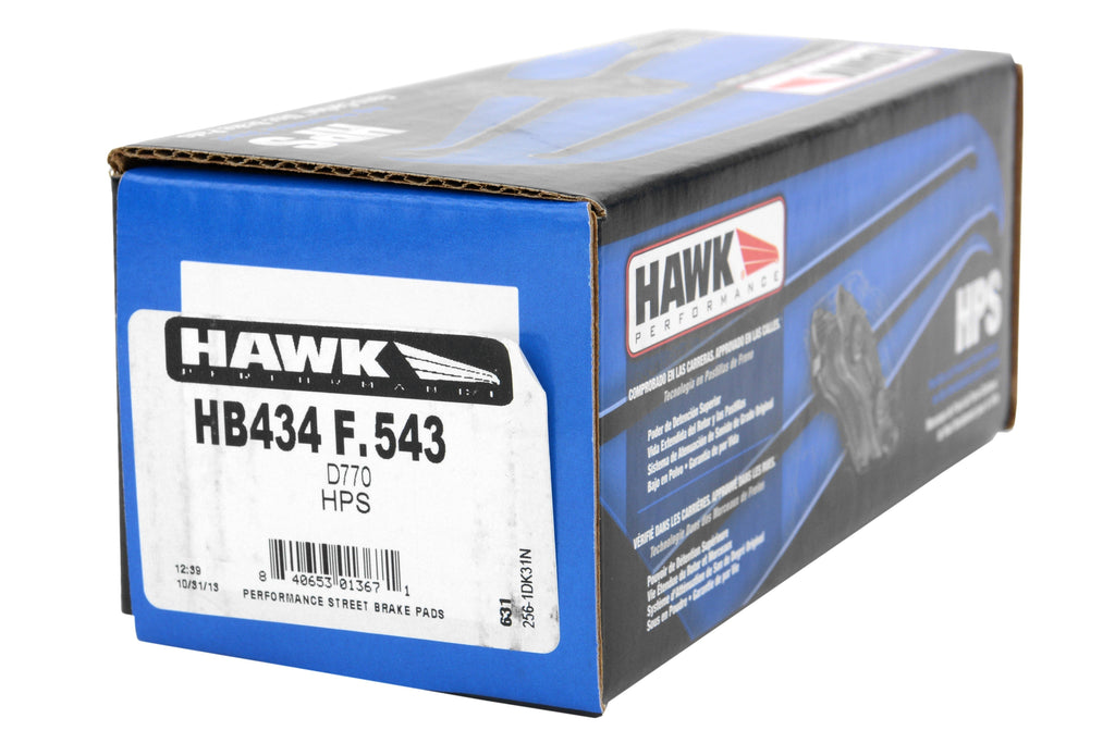 Hawk D770 HPS Street Rear Brake Pads- 2002-2003 Subaru WRX / 2005-2008 Legacy GT