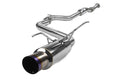 Invidia N1 Single Exit Cat-back Exhaust - Titanium Burnt Tip - 2022-2024 Subaru WRX