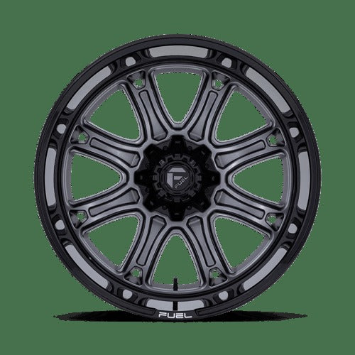 D853 22X10 BLANK M-GNMTL BLK-LP -18MM (108-155)