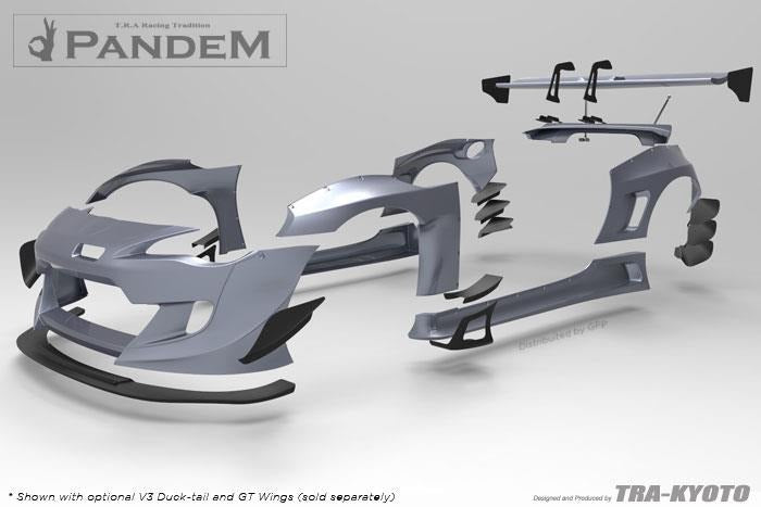 GReddy Pandem V3 Aero Kit without Wings - 2013-2016 Scion FR-S / 2013-2020 Subaru BRZ / 2017-2020 Toyota 86
