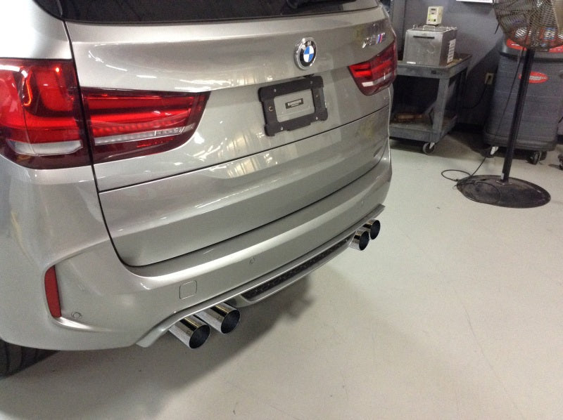 Dinan 15-19 BMW X5 M/X6 M (F85/F86) Free Flow Axleback Exhaust System - Polished Tips