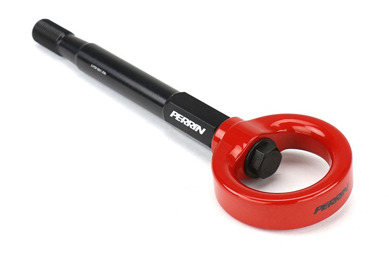 PERRIN Performance Rear Tow Hook Kit Red - 2015-2021 Subaru WRX / STI