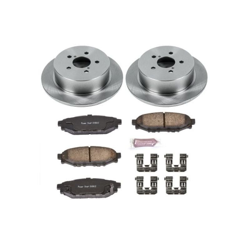 Power Stop Autospecialty Brake Kit - Rear - 2005-2009 Subaru Legacy