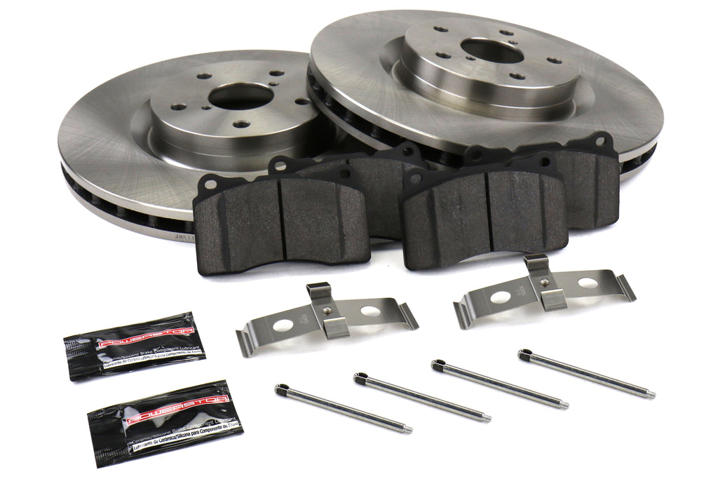 Power Stop Track Day Brake Kit (Front) - 2005-2017 Subaru STI