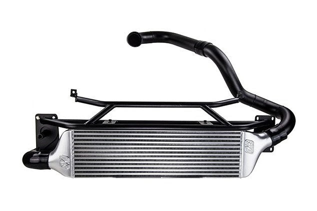 TurboXS Front Mount Intercooler Kit Wrinkle Black - 2015-2021 Subaru WRX