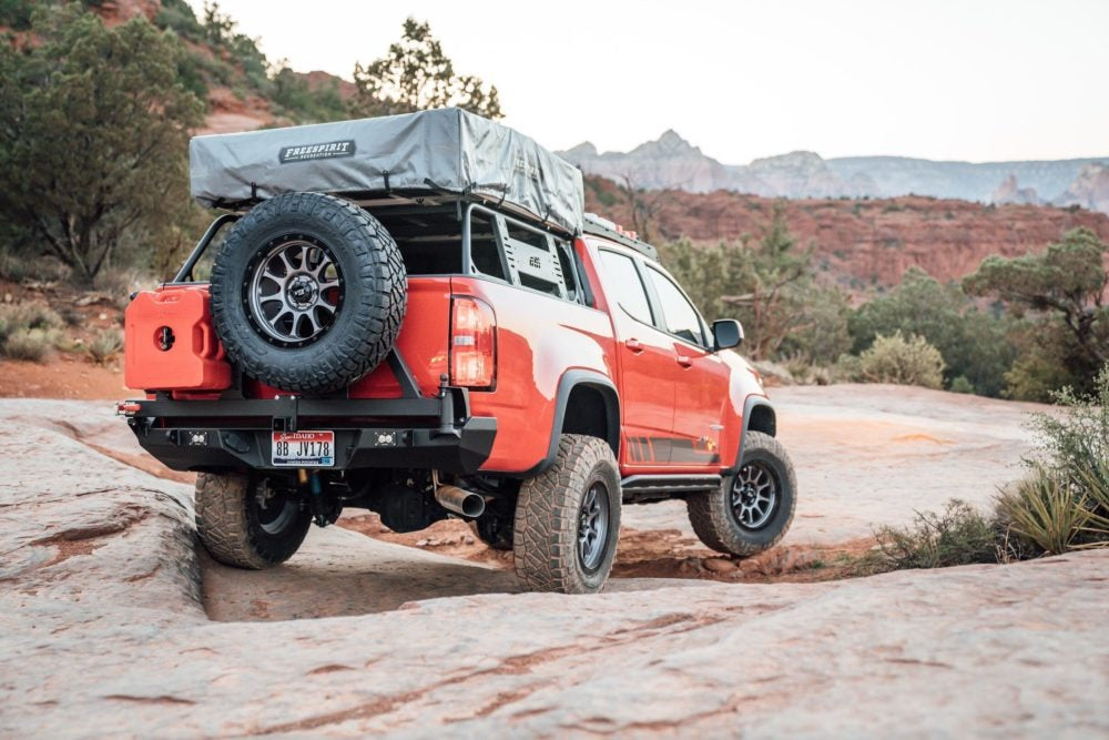 Chevy Colorado Rear Bumper Z71 & ZR2 Dual Swing Arms CBI Offroad