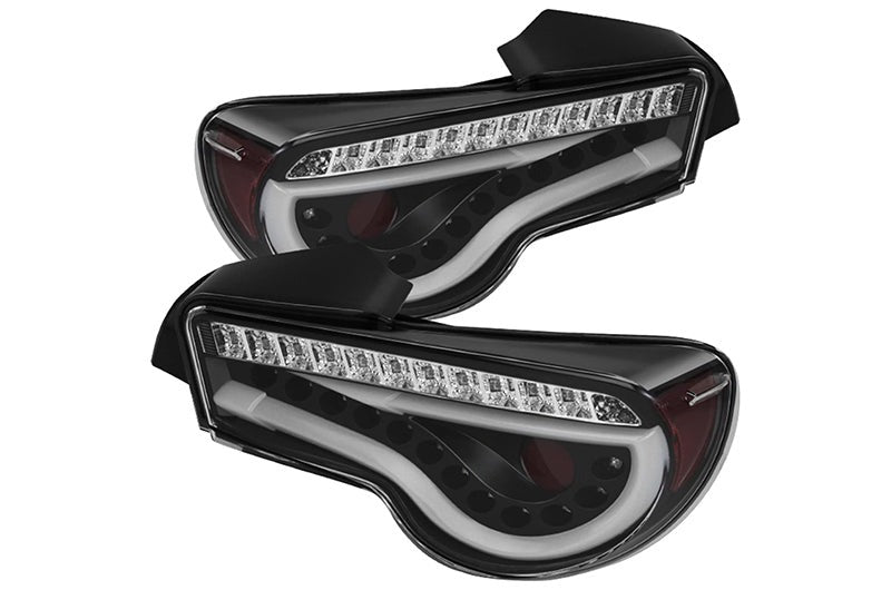 Spyder Scion Light Bar LED Tail Lights (Black) - - 2013-2021 Scion FR-S / Subaru BRZ / Toyota 86