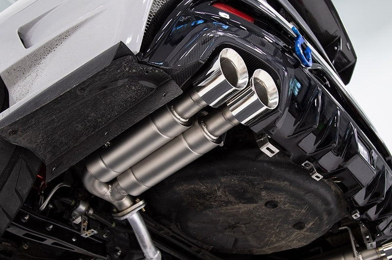 cp-e Austenite Axle Back Exhaust w/ Titan Tips - 2015-2021 Subaru WRX / STI