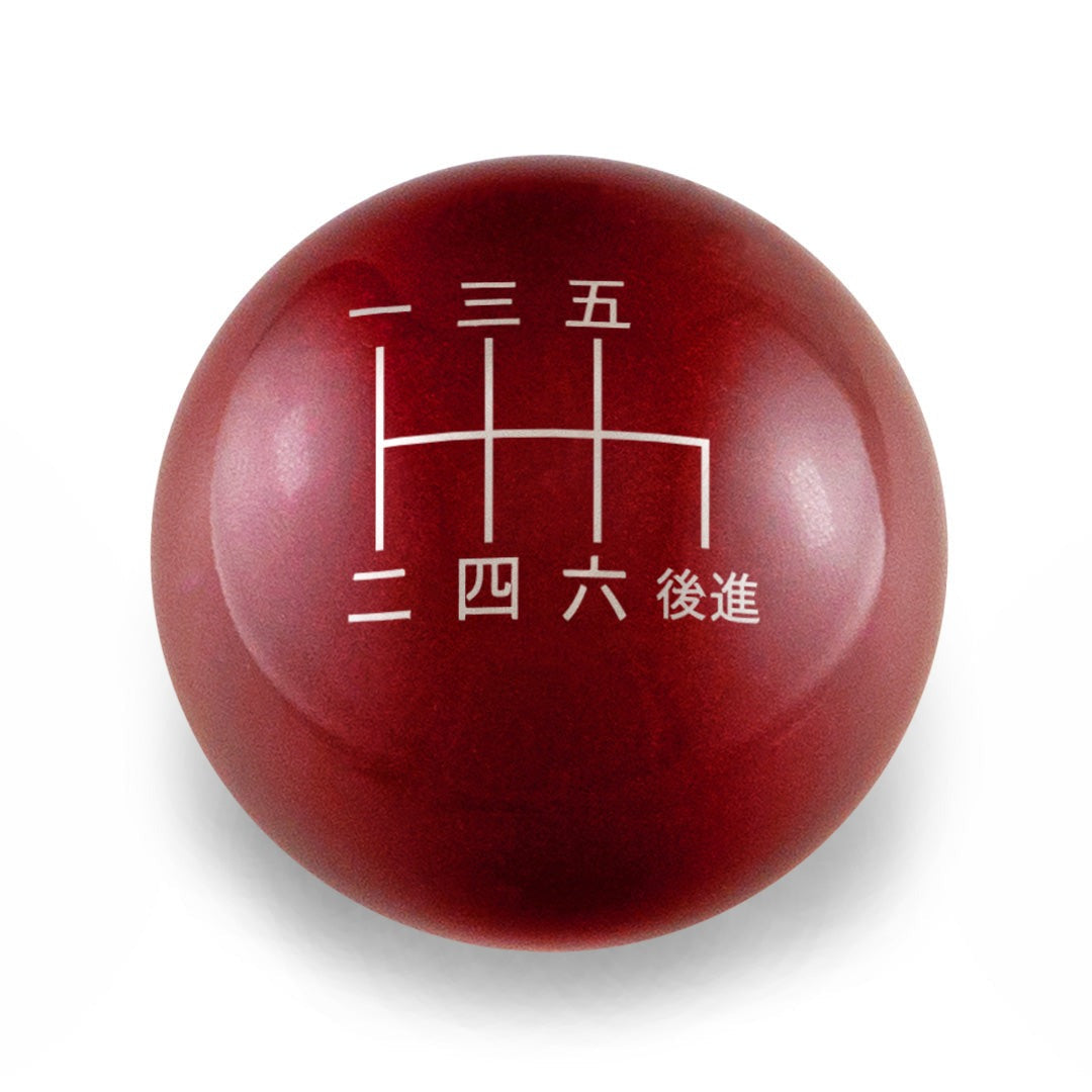 Billetworkz Weighted Shift Knob - 6 Speed Japanese Engraving - Subaru STI