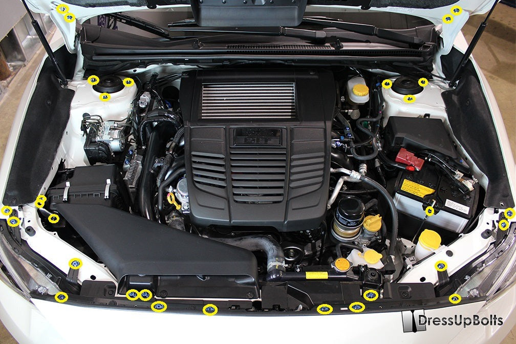 Fast Turn Fittings Subaru Impreza WRX and STI (Engine Bay) VA Polished - 2015-2019 Subaru Impreza