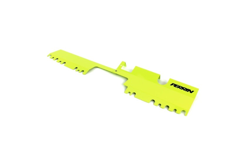 PERRIN Radiator Shroud (With OEM Intake Scoop) - Neon Yellow 2015-2021 Subaru WRX/STI