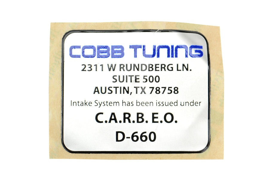 COBB Tuning Short Ram SF Intake System Blue - 2008-2014 Subaru WRX / 2008-2021 STI