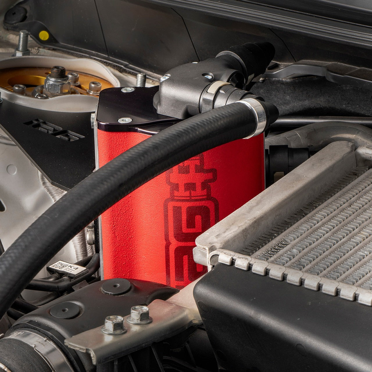 IAG Performance Air Oil Separator AOS - Red - 2008-2014 WRX / 2008-2021 STI / 2005-2009 Legacy GT