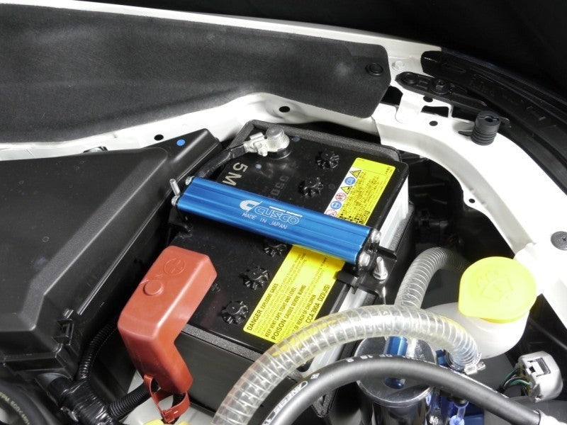 Cusco Battery Tie Down Blue Type B - Universal
