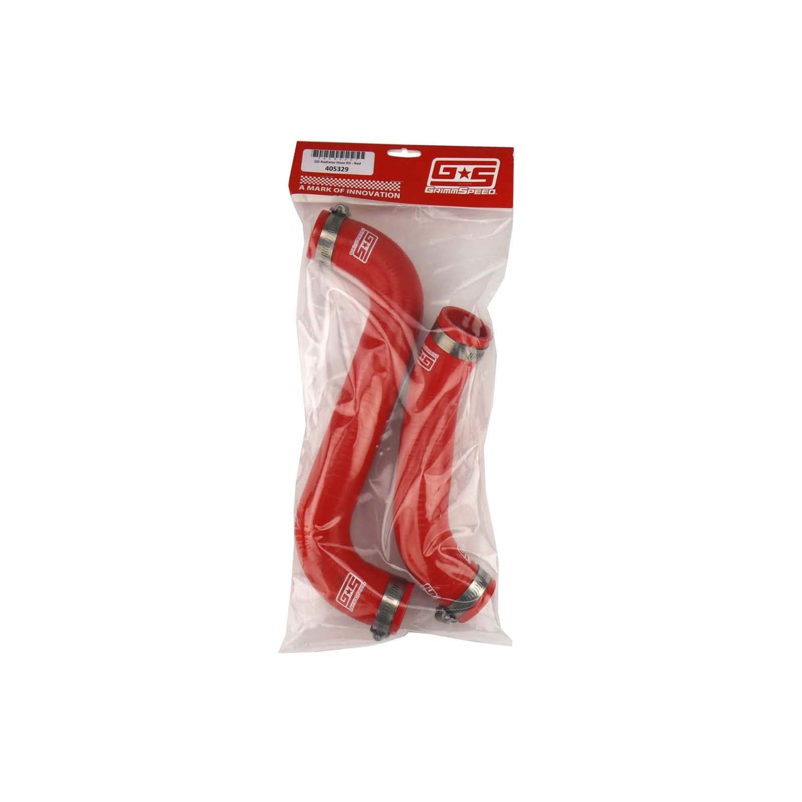 GrimmSpeed Radiator Hose Kit Red - Subaru Models (inc. 2004-2007 STi / 2002-2007 WRX / 2002-2005 Impreza)