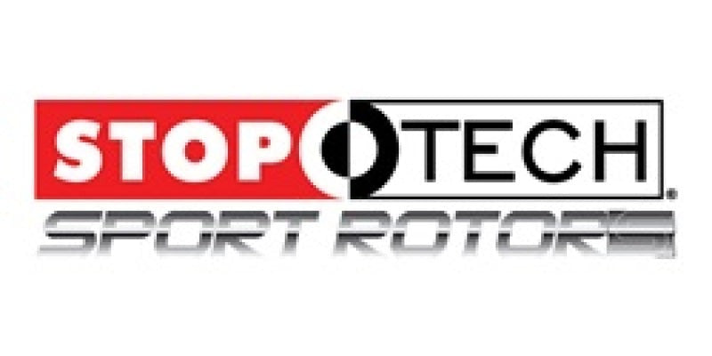 StopTech Slotted Sport Brake Rotor - Rear Right - 2016-2017 Subaru WRX (w/EyeSight)