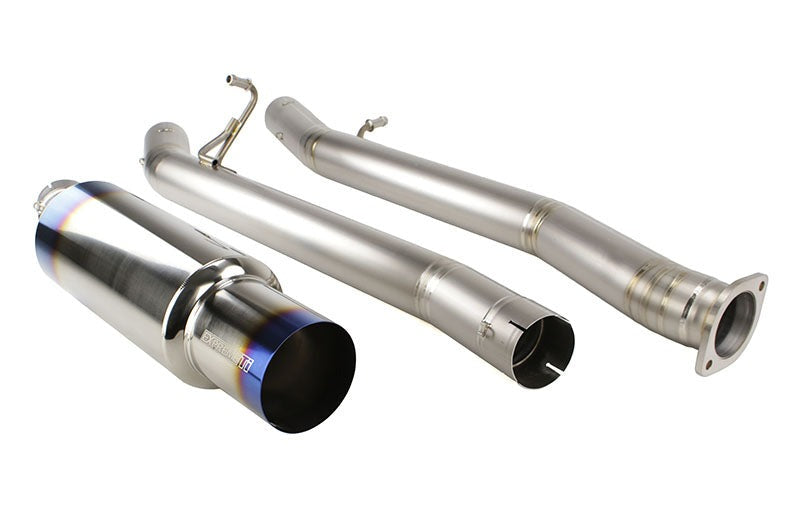 Tomei Expreme Ti Full Titanium Catback Exhaust System - Burnt Tip - 2002-2007 Subaru WRX / 2004-2007 STI
