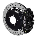 Wilwood FNSL4R 12.88in Rear Kit Drilled / Slotted Black - 2013-2021 Scion FR-S / Subaru BRZ / Toyota 86