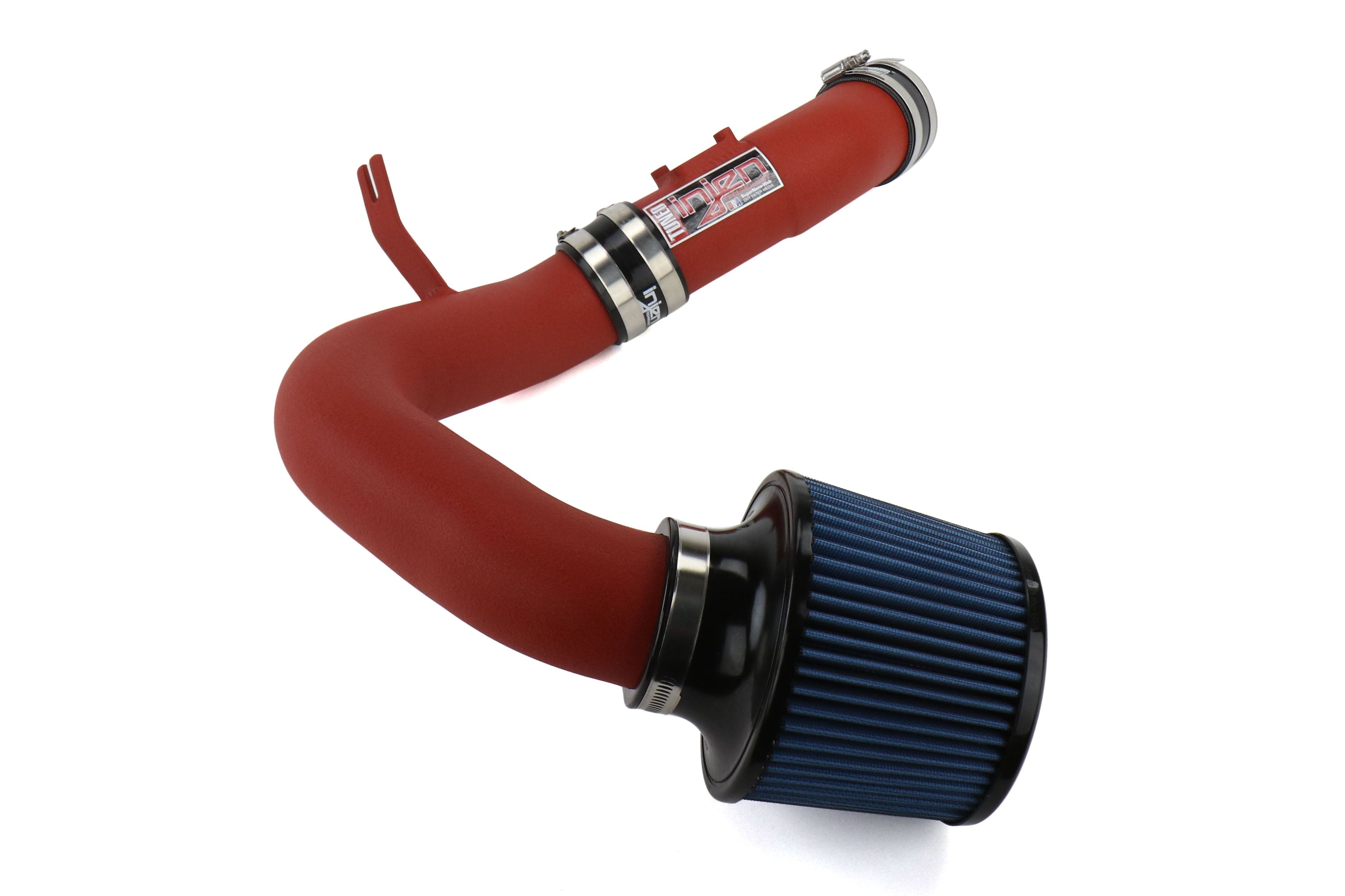 Injen Cold Air Intake Wrinkle Red - 2006-2007 Subaru WRX / 2004-2007 STI
