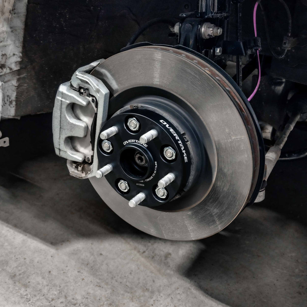 OVERTAKE Wheel Spacers - Pair - 20mm 5x100 - Subaru 2002-2014 WRX, 2004 STI, 2013-2026 BRZ/GR86, and more