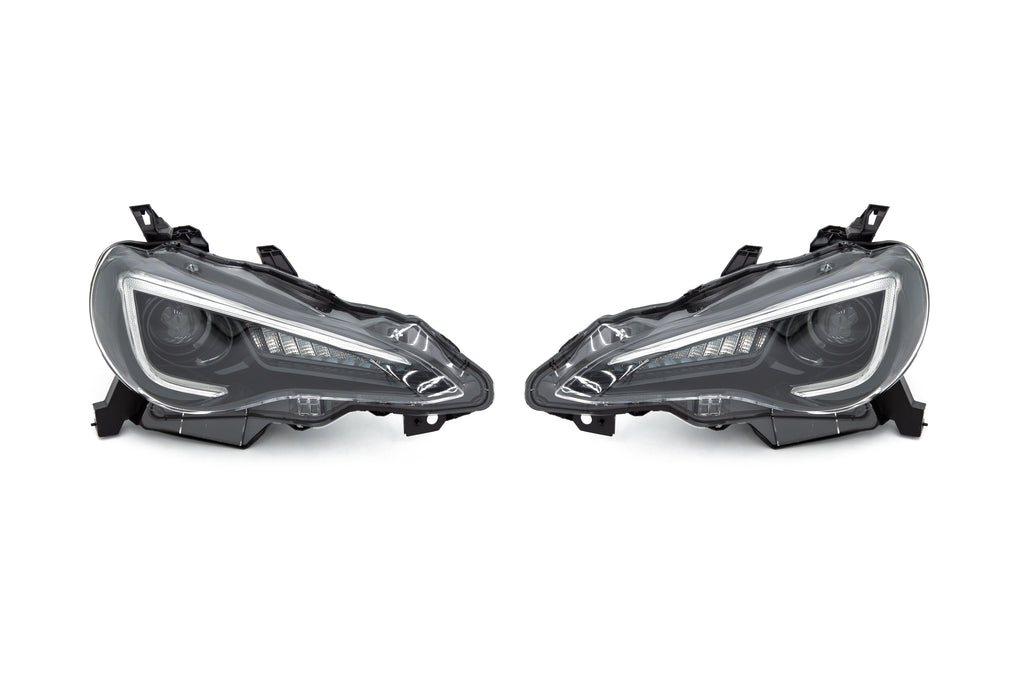 OLM Sequential Style Headlights w/ 6000k HID - 13+ FT86 / BRZ