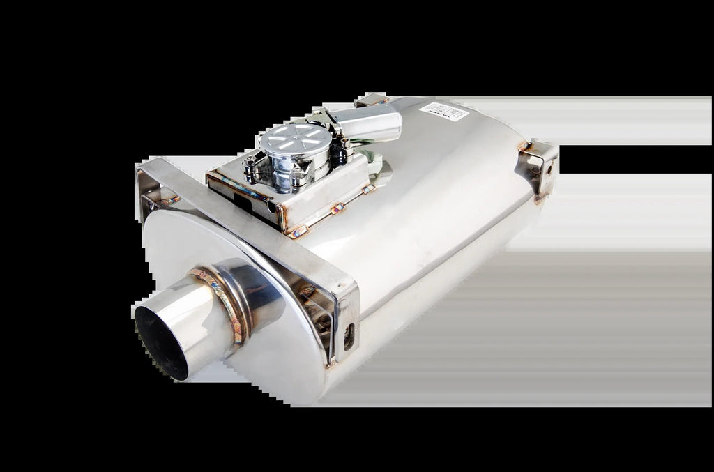 XForce Varex 2.5-Inch Universal Valved Muffler with Mounting Brackets - VMK20-250