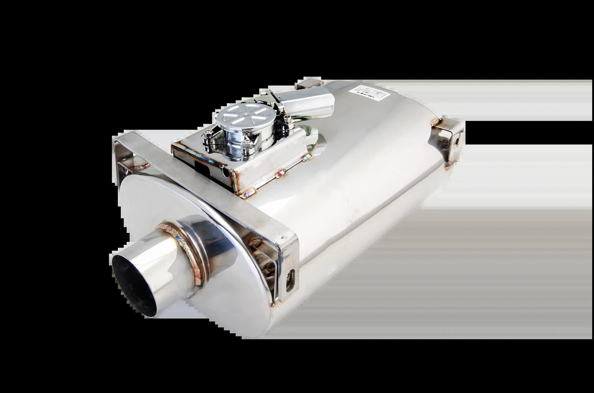 XForce Varex 2.5-Inch Universal Valved Muffler with Mounting Brackets - VMK20-250