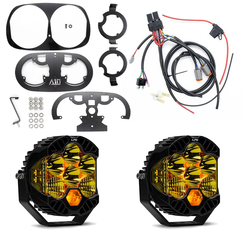 A10 MOTO 98-13 Road Glide Baja Designs LP6 Lighting Combo Kit