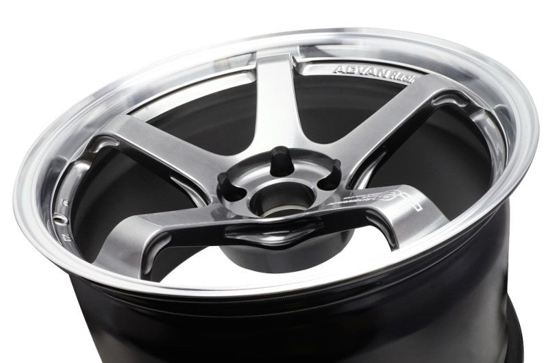Advan GT Beyond Racing Hyper Black 18x9.5 +38 5x114.3 (Single Wheel) - 2015-2024 Subaru WRX / 2015-2021 STI / 2019-2024 Forester