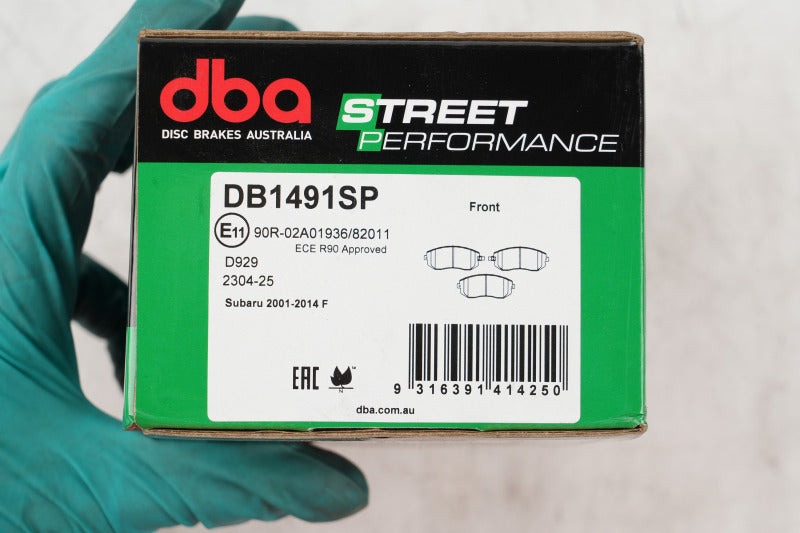 DBA SP500 Front Brake Pads - 2003-2005 Subaru WRX / 2008 Subaru WRX