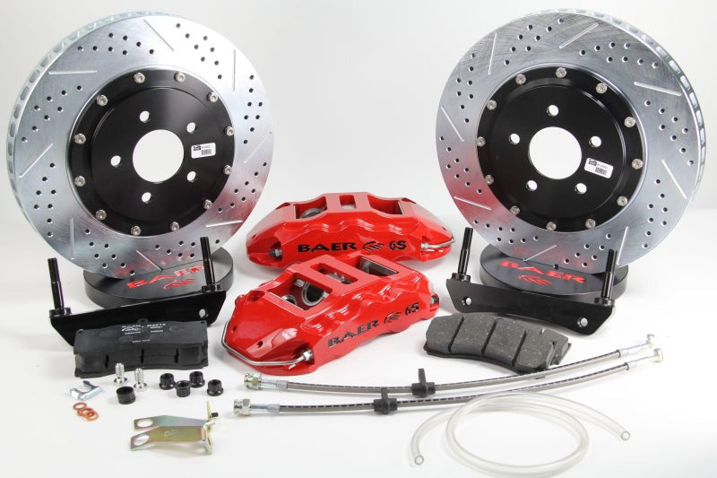 Baer Brakes 97-04 Chevrolet Corvette 14in Extreme+ Rear SDZ Brake Kit - Grabber Blue