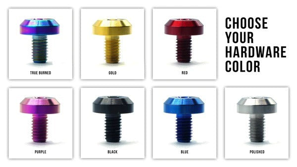 Fast Turn Fittings (Black) Titanium Hardware Door Kit - 2022-2023 Subaru WRX