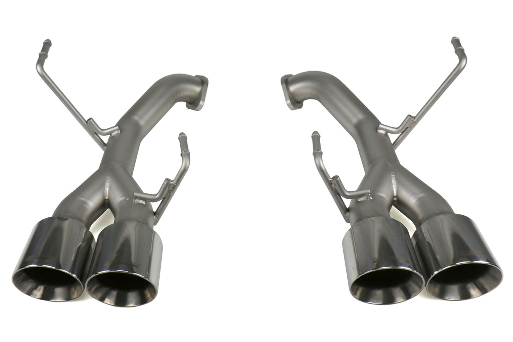 cp-e Austenite Off Road Axle Back Exhaust w/ Polished Tips - 2015-2021 Subaru WRX / STI
