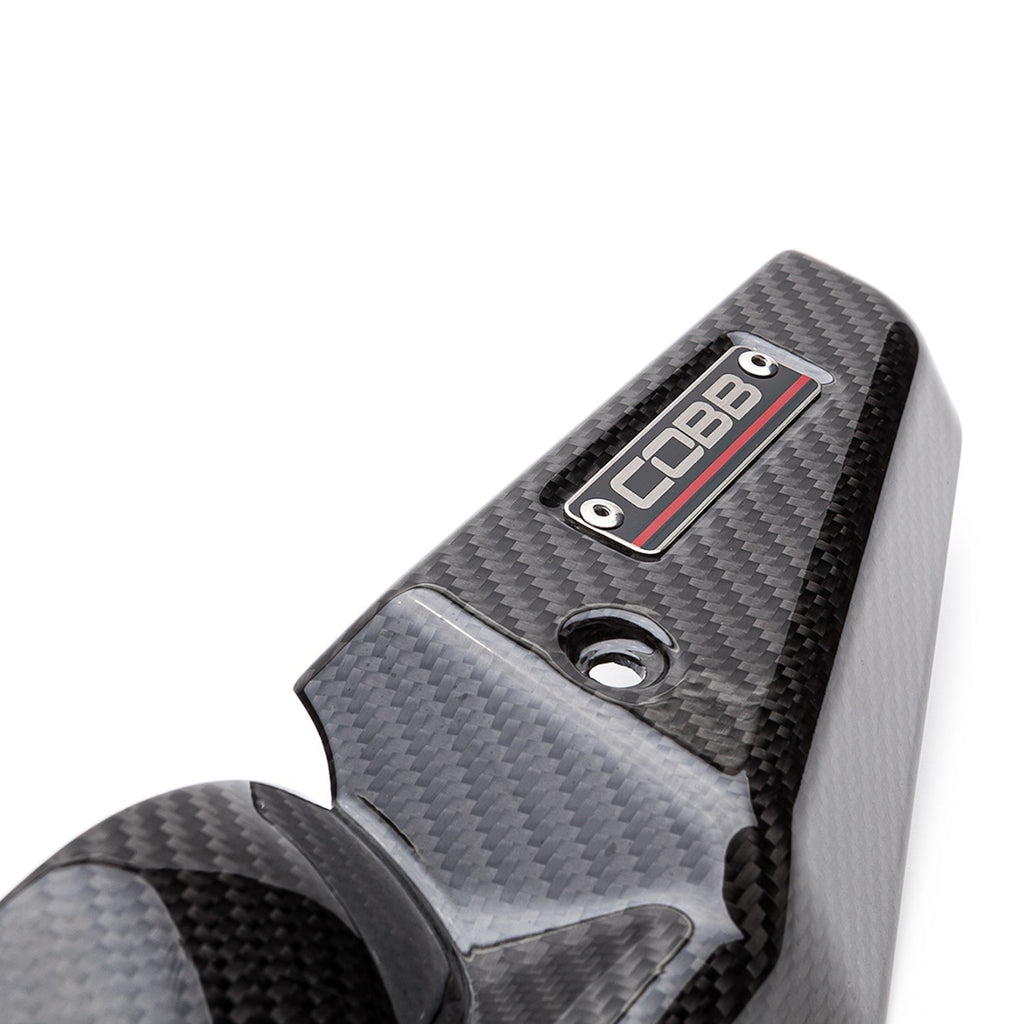 Cobb Redline Carbon Fiber Alternator Cover - Gloss Finish - 2008-2021 Subaru STI / 2008-2014 Subaru WRX
