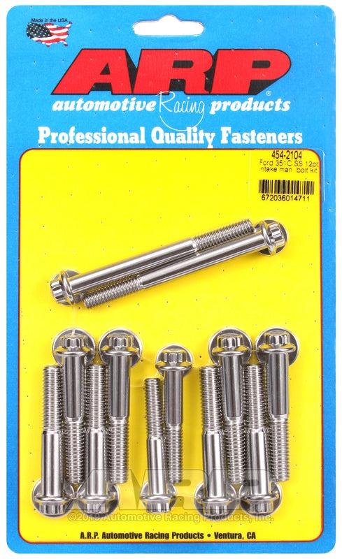 ARP Ford 351C SS 12pt Intake Manifold Bolt Kit