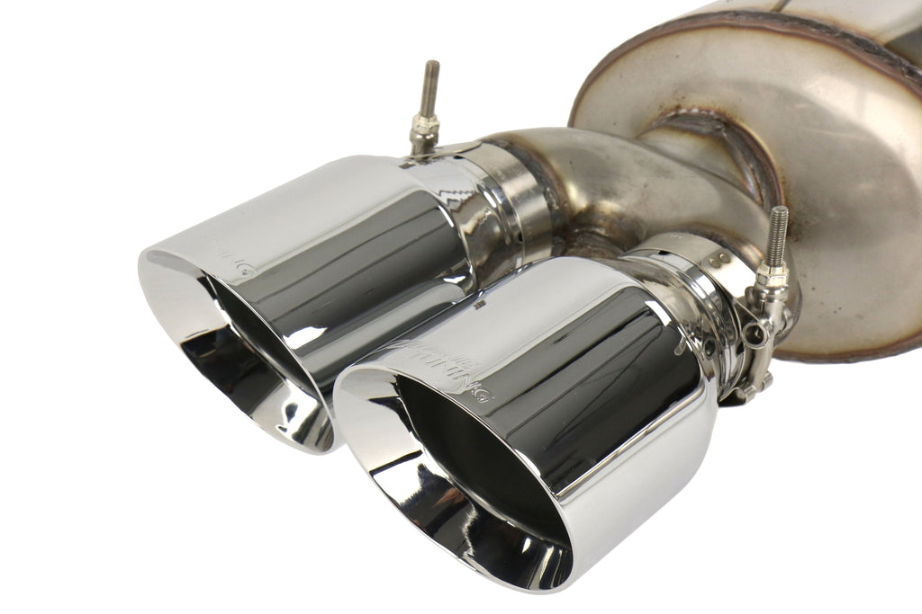 AWE Touring Edition Cat-Back Exhaust (Chrome Silver Quad Tips) - 2015-2021 Subaru WRX / STI