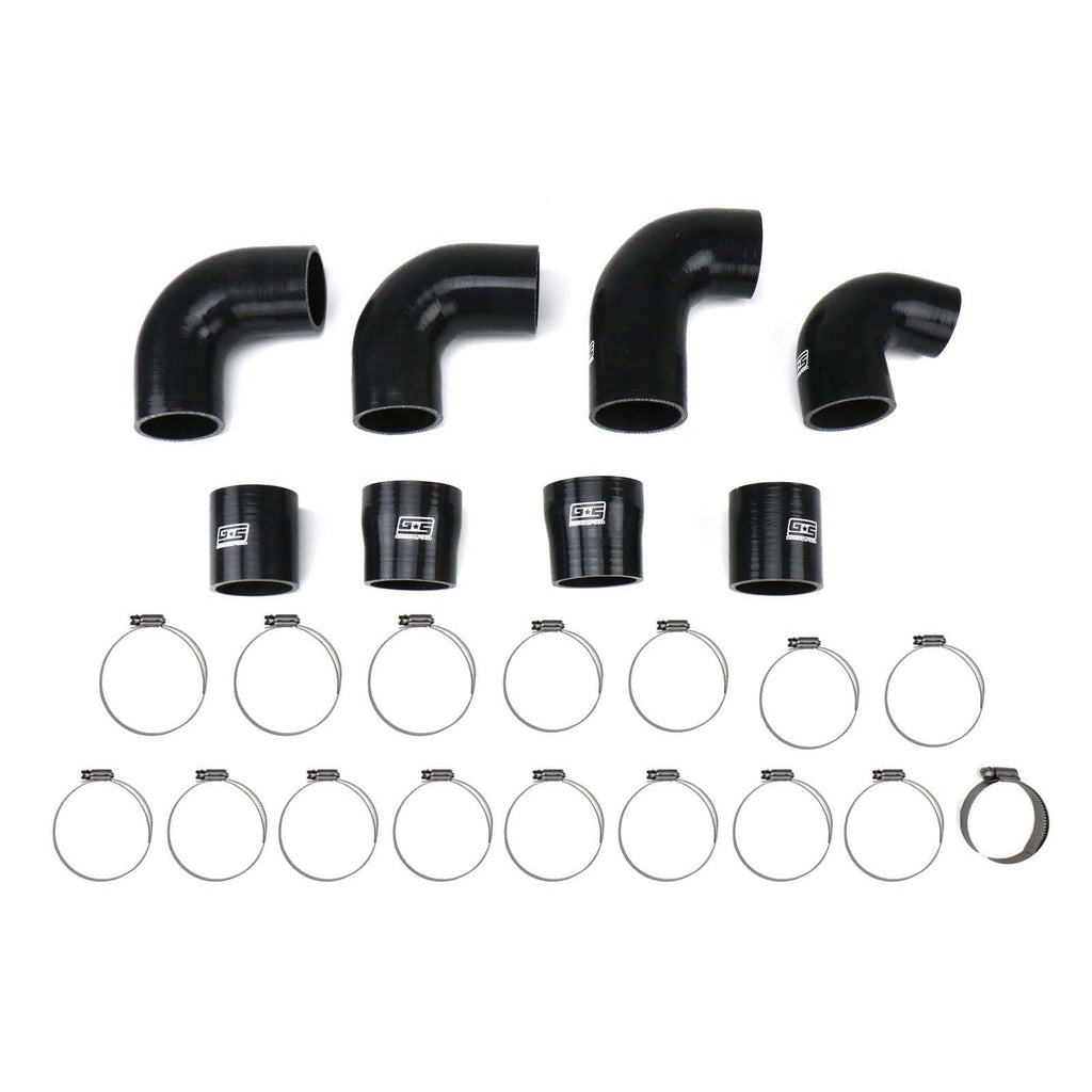 GrimmSpeed Front Mount Intercooler Piping Kit Black - 2008-2014 Subaru STI