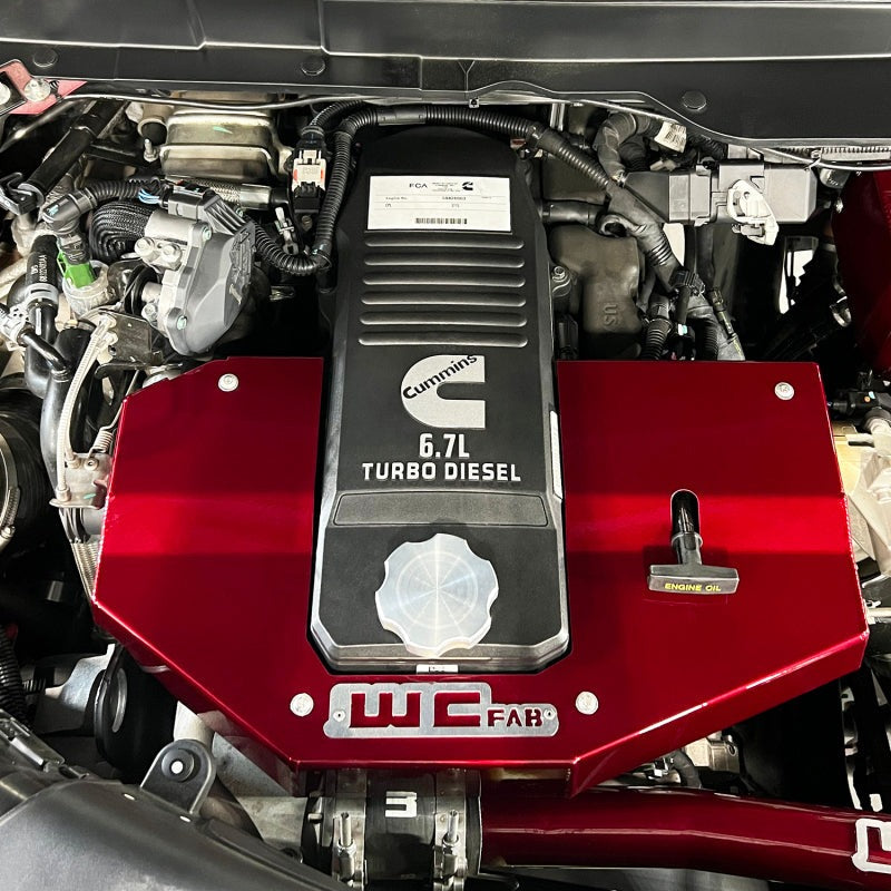 Wehrli 10-24 Cummins Fabricated Aluminum Engine Cover - Bengal Grey