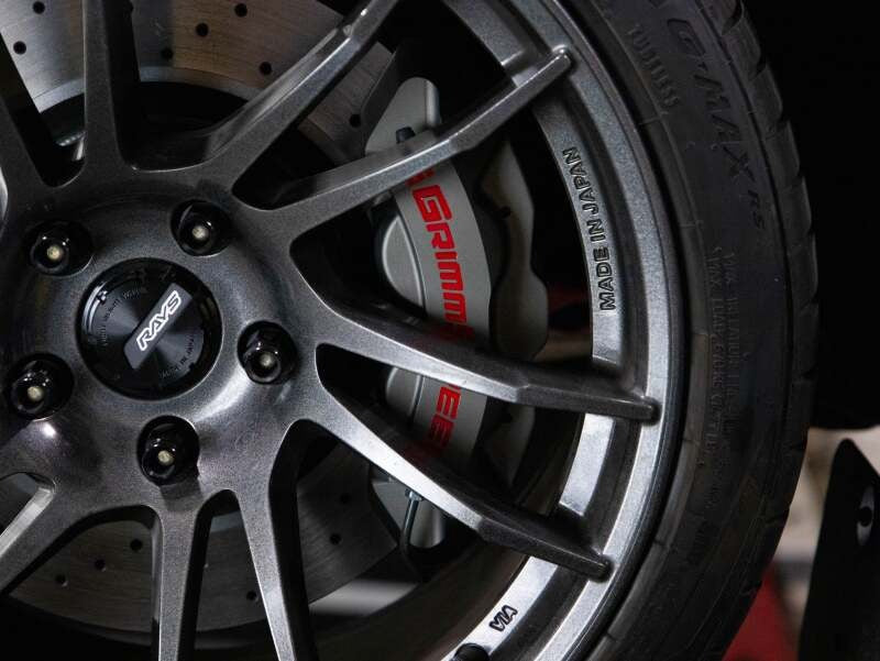 GrimmSpeed 13-26 BRZ GR86 Grey 4-Piston Brake Caliper Kit 326mm Rotor
