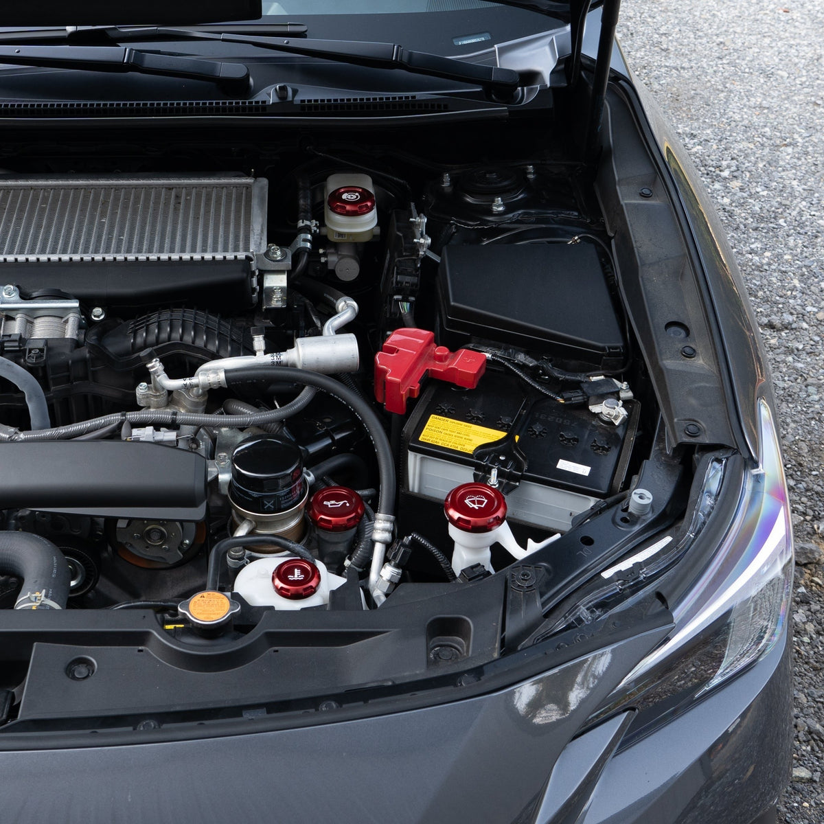 Billetworkz Engine Bay Caps - Subaru Legacy GT 2005-2009