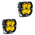 Baja Designs Squadron 2.0 Sport (Pair) LED Spot / No Harness - Baja Amber