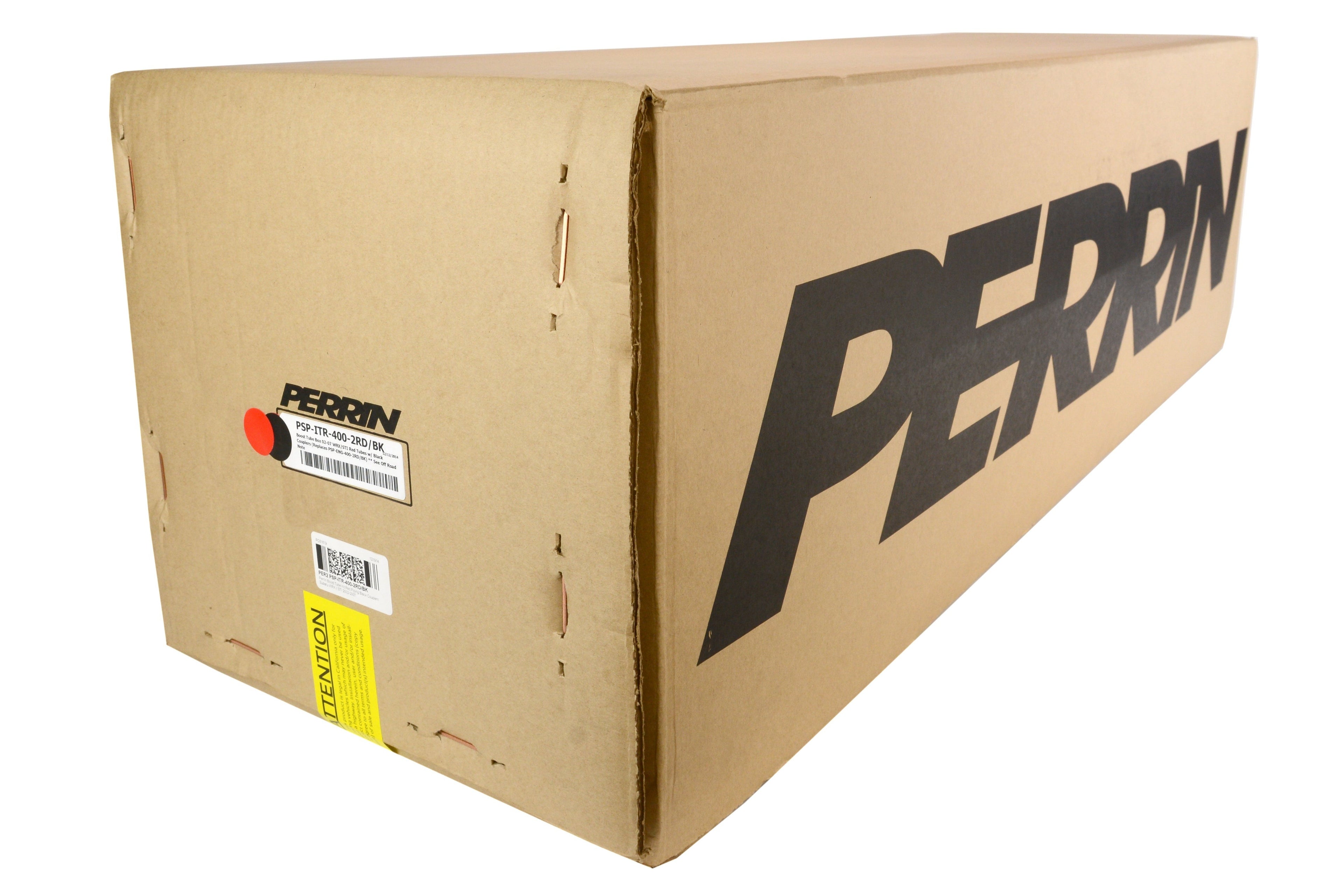 PERRIN Boost Tube Kit Red Piping with Black Couplers - 2002-2007 Subaru WRX / STI
