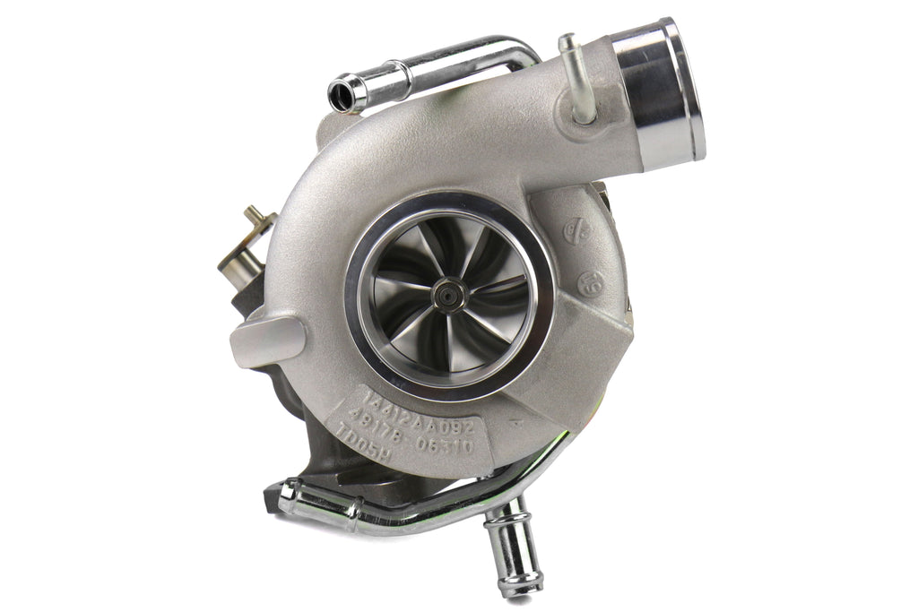 Forced Performance FP BLUE Turbocharger Subaru STI 58mm 8cm EWG w/ Oil Feed Line - 2002-2007 Subaru WRX / 2004-2021 Subaru STI