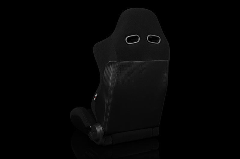 Braum Advan Series Sport Seats - Black Cloth Pair - Universal