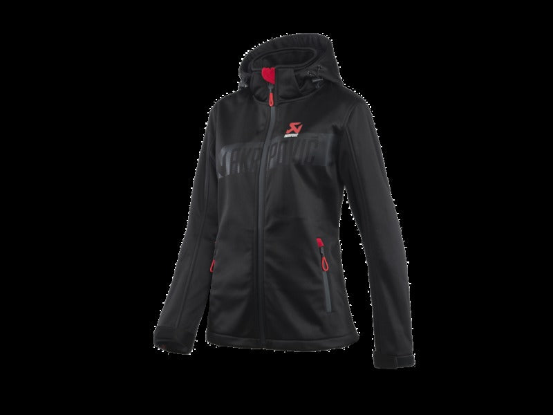 Akrapovic Womens Corpo Softshell Jacket Black - M - 802089