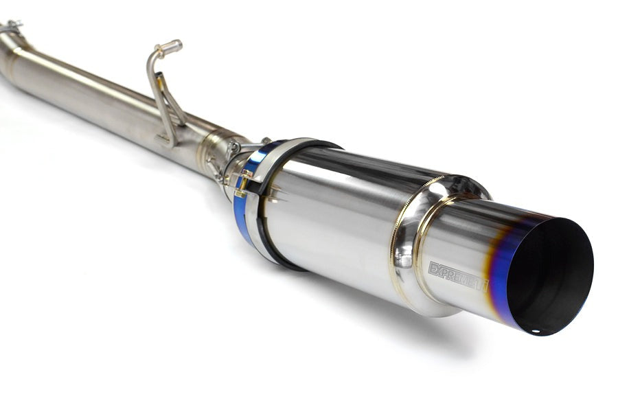 Tomei Expreme Ti Full Titanium Catback Exhaust System - Burnt Tip - 2002-2007 Subaru WRX / 2004-2007 STI